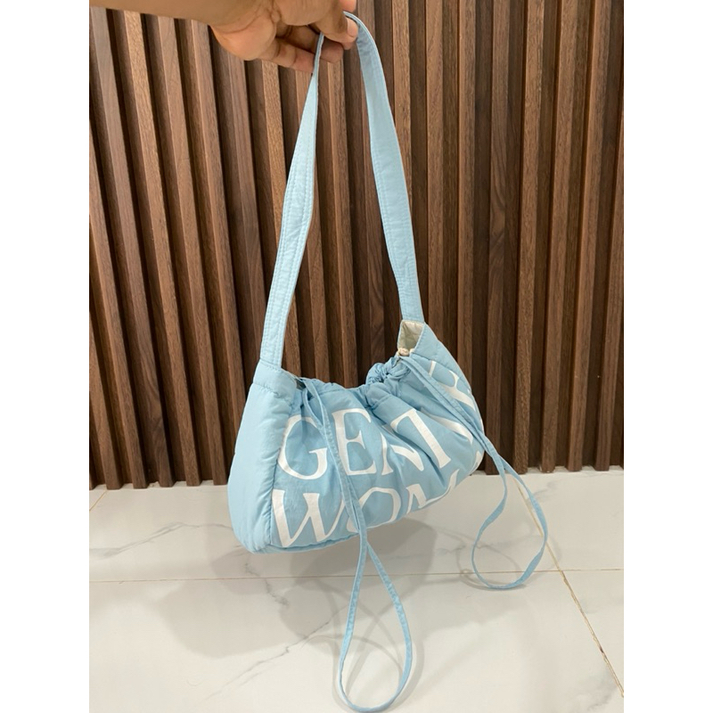 TAS SERUT TOP HANDEL WANITA GW WARNA BIRU MUDA