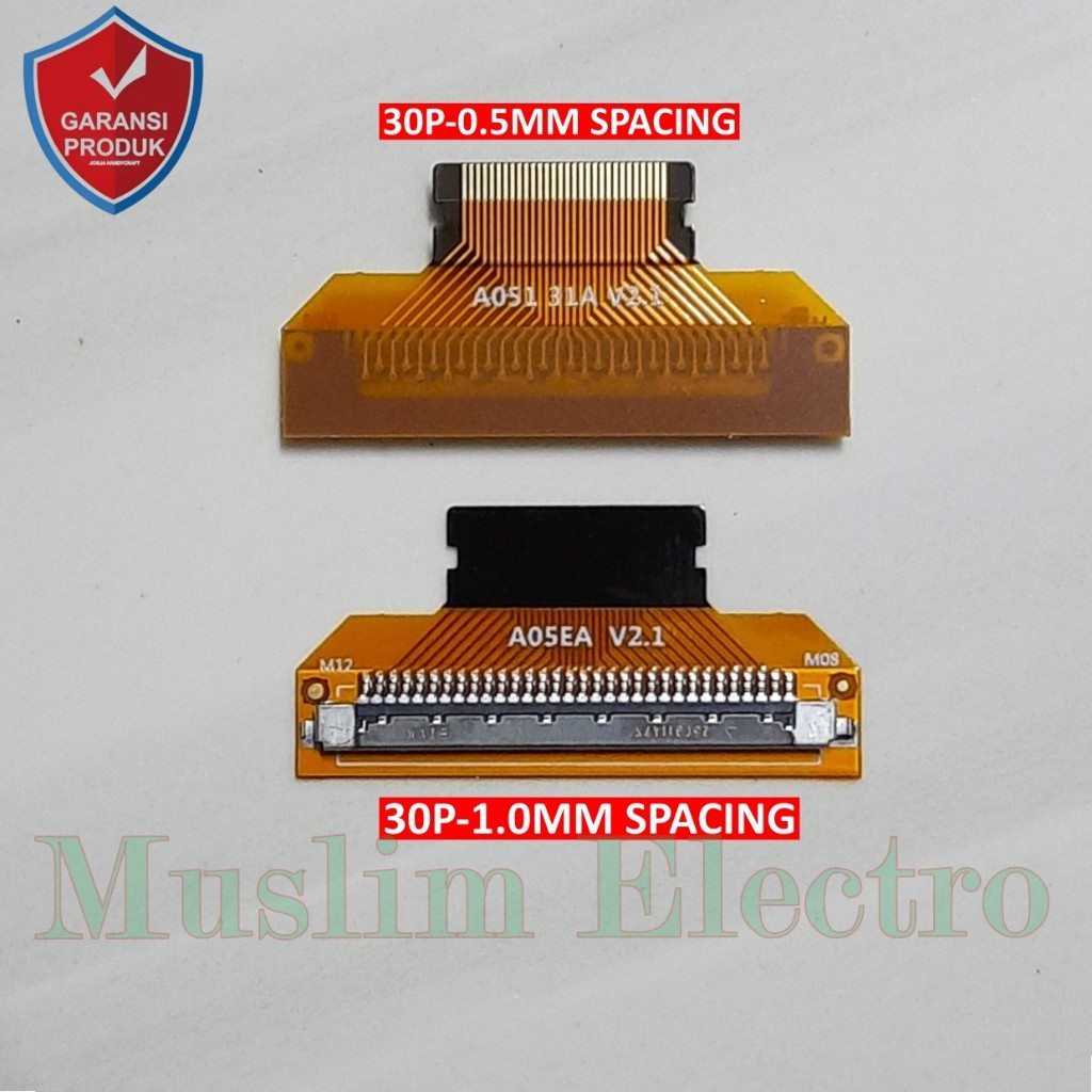 FIX to FPC FFC Connector 30P 1mm to 0.5mm Pitch EDP Adapter LVDS 30 Pin Cable Screen Flexible Flex F