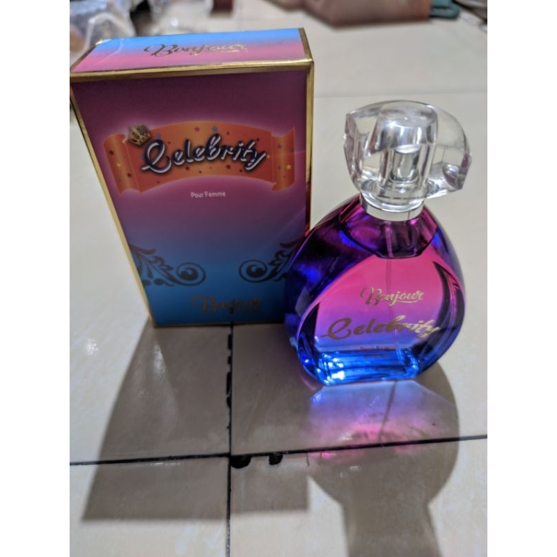 (PRELOVED ISI 99%) ORIGINAL PARFUME CELEBRITY BY. BONJOUR EDP 100ML
