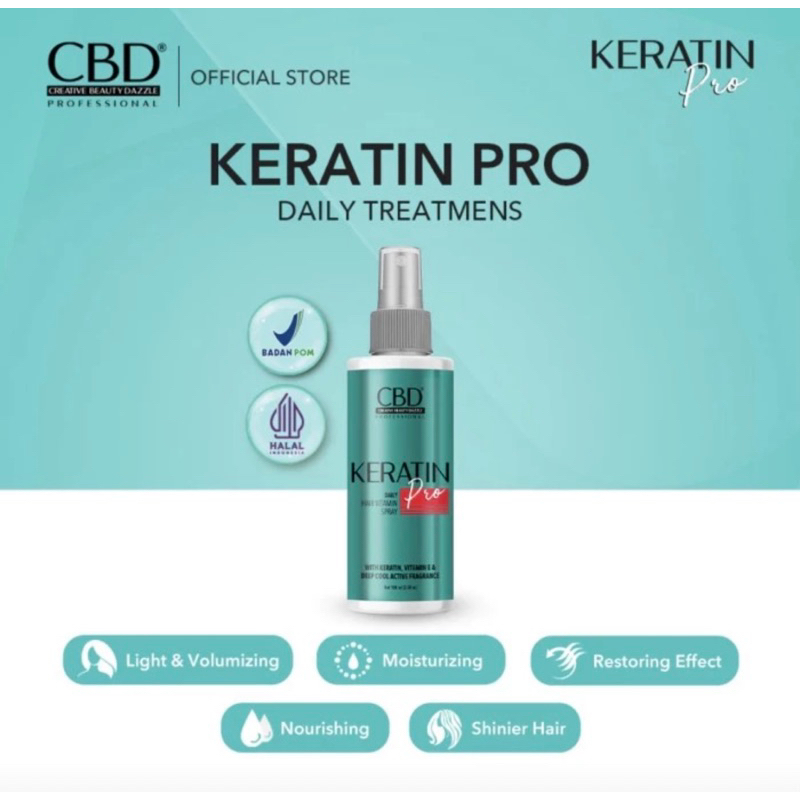 CBD Professional Keratin Pro Daily Hair Vitamin Spray 100ml
