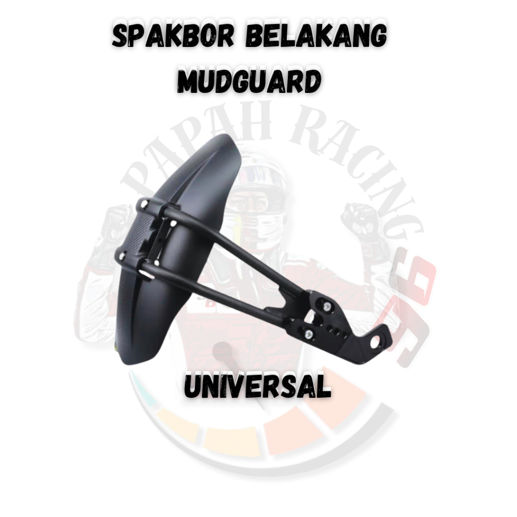 Mudguard Spakbor Kolong Belakang Penahan Lumpur Motor Vixion NINJA Megapro CBR 125 250 - MUDGUARD