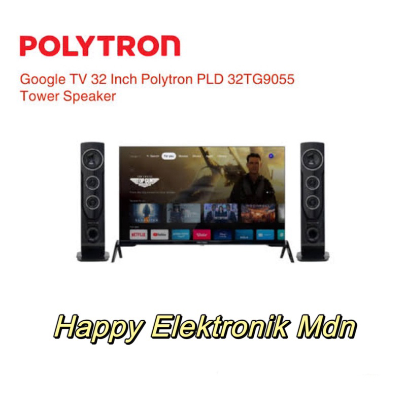 POLYTRON 32 Inch Android tv Polytron Google TV 32 inch Polytron 32 inch ANDROID TV POLYTRON PLD32TG9