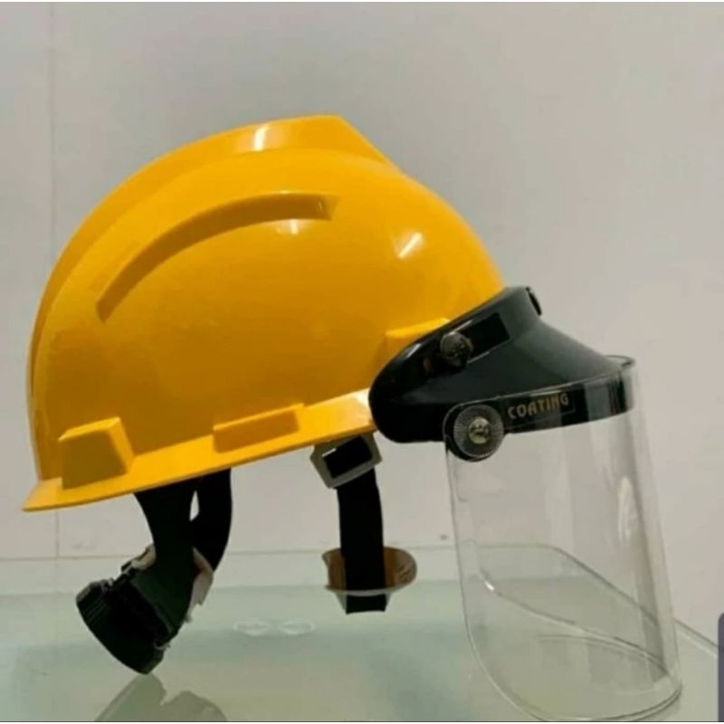 Helm APD medis- Helm proyek SNI- Faceshield Apd Safety
