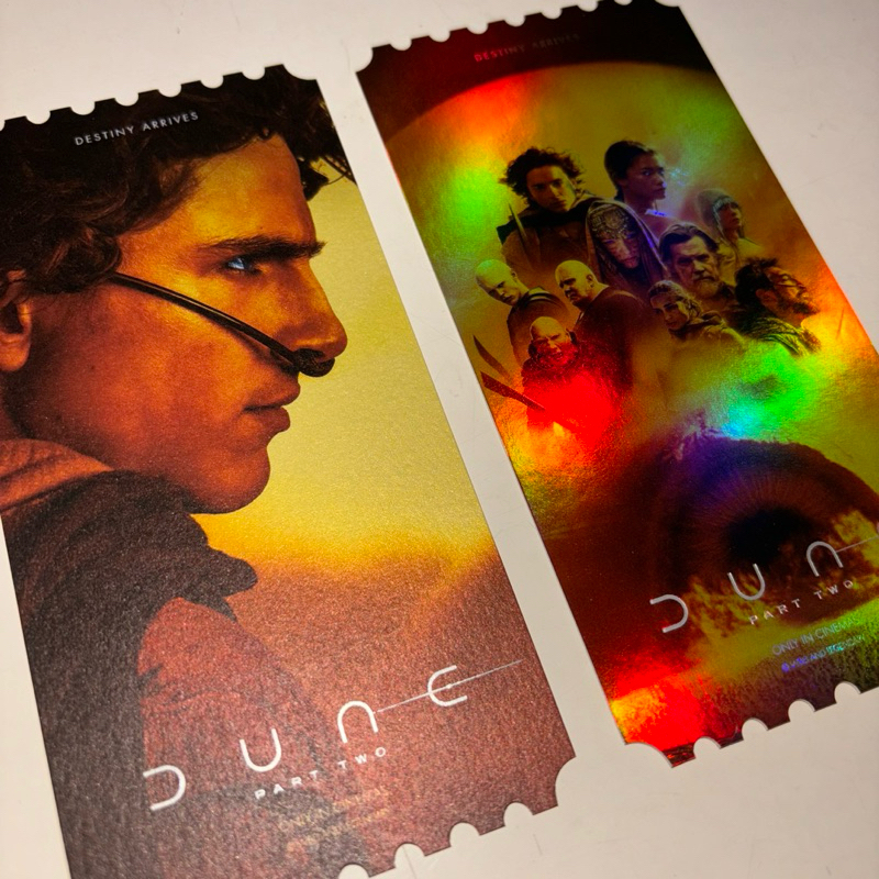 Dune Part 2 II 2024 Megabox Korea Original Ticket OT