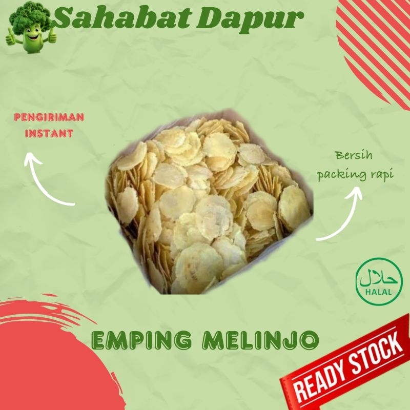 

Emping melinjo - sayuran segar palembang - Sahabat dapur Delivery