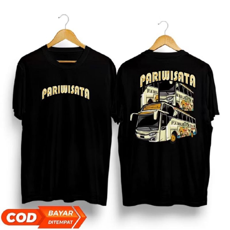 KAOS BAJU PARIWISATA BUS PARIWISATA INDONESIA
