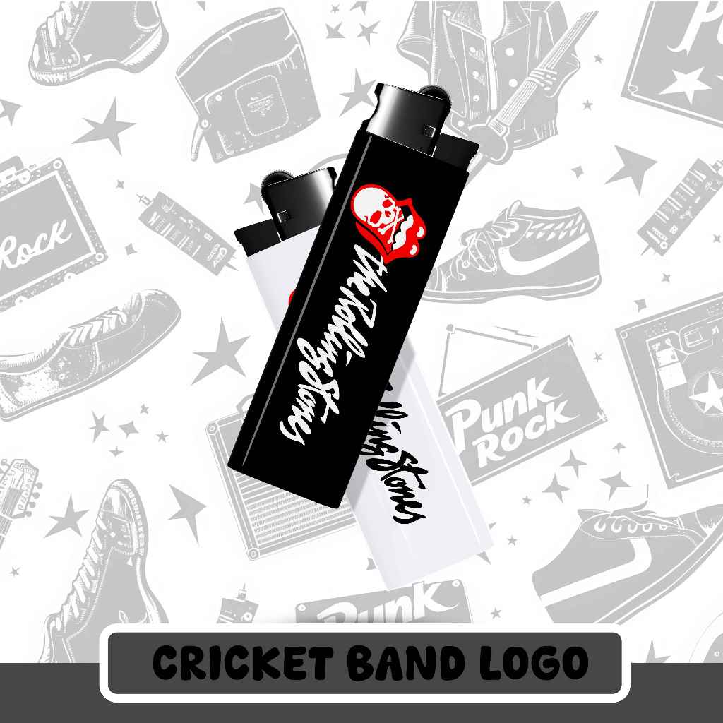 KOREK CUSTOM CRICKET | BAND SERIES | CRICKET MURAH | KOREK API UNIK KEREN LOGO BAND METAL STONES