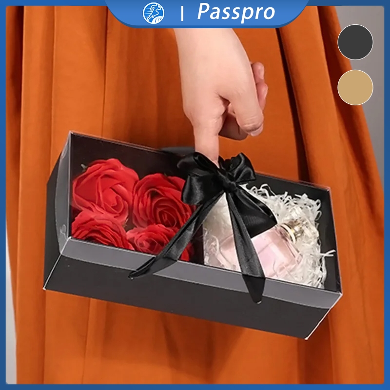 

12pcs Flower Packaging Box Rectangle Kotak Hadiah Dengan Tutup