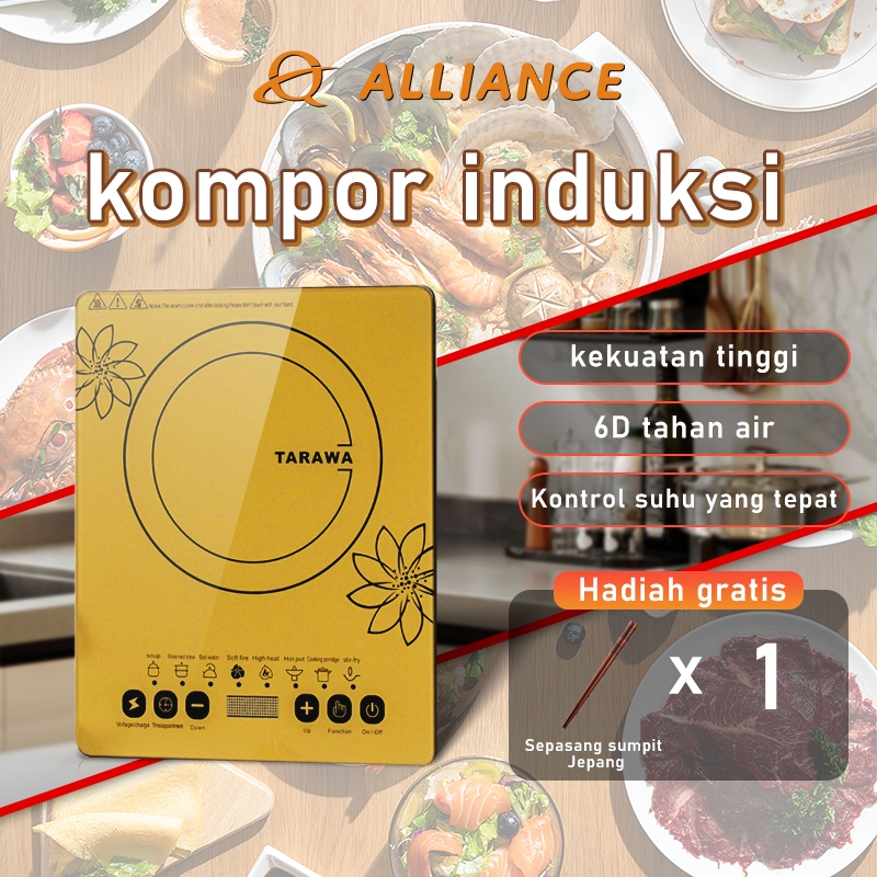 Alliance Kompor Induksi Portable Pemanasan Sangat Cepat Kompor Listrik 2200W Garansi Resmi