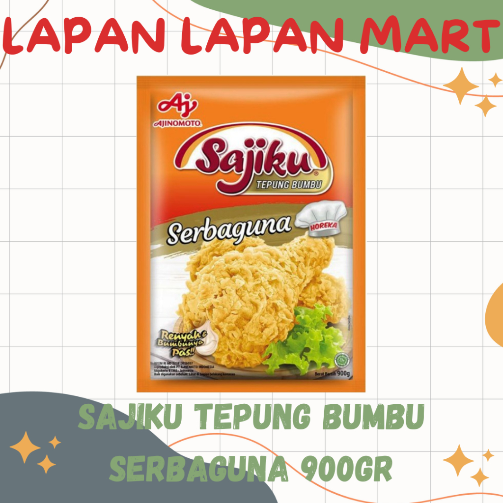 

Sajiku Tepung Bumbu Serbaguna 900gr