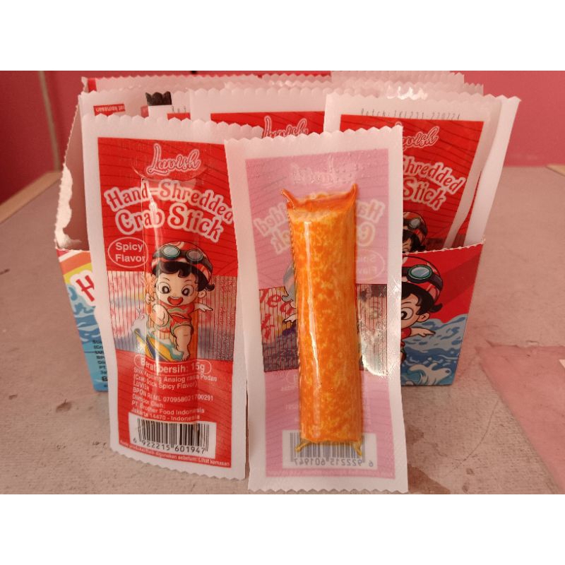 

crab stick luvish spicy flavor
