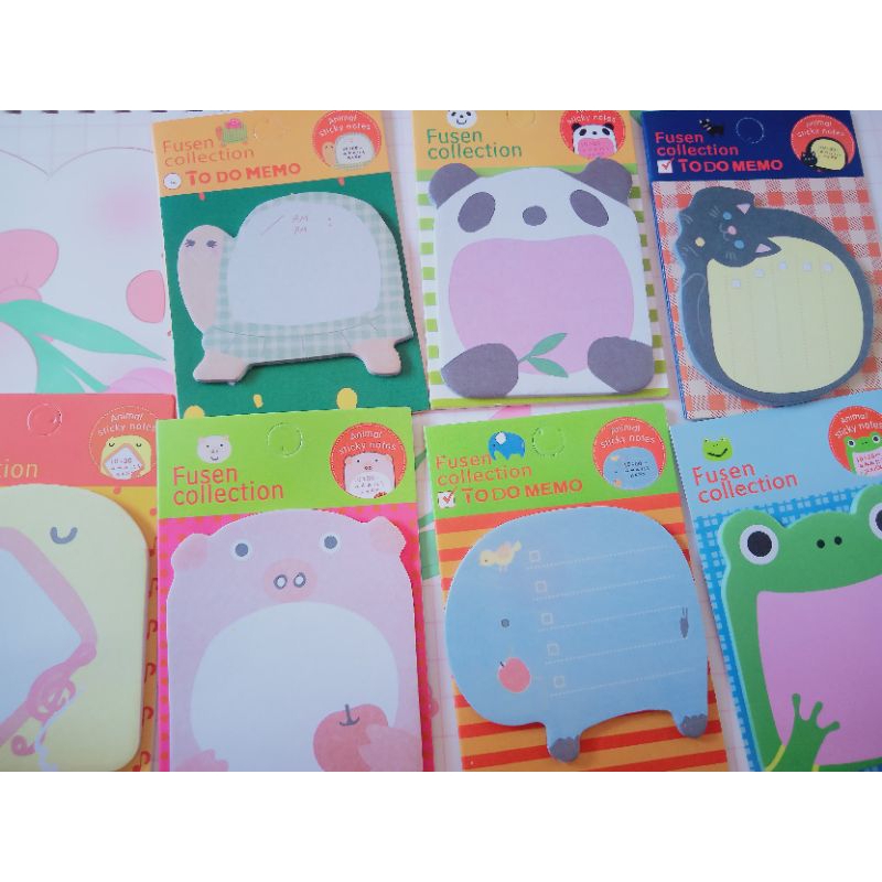 

LRA Sticky Notes Motif Binatang Tempelan Kertas Catatan Memo Note Karakter Animal Lucu