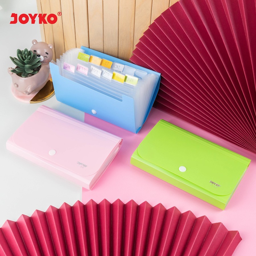 

Expanding File Map Harmonika A6 Joyko EF-1218 Giro 13 Pocket Original (1 PCS) / Joyko Expanding File EF-1218 Map Giro A6 13 Kantong Per Pcs