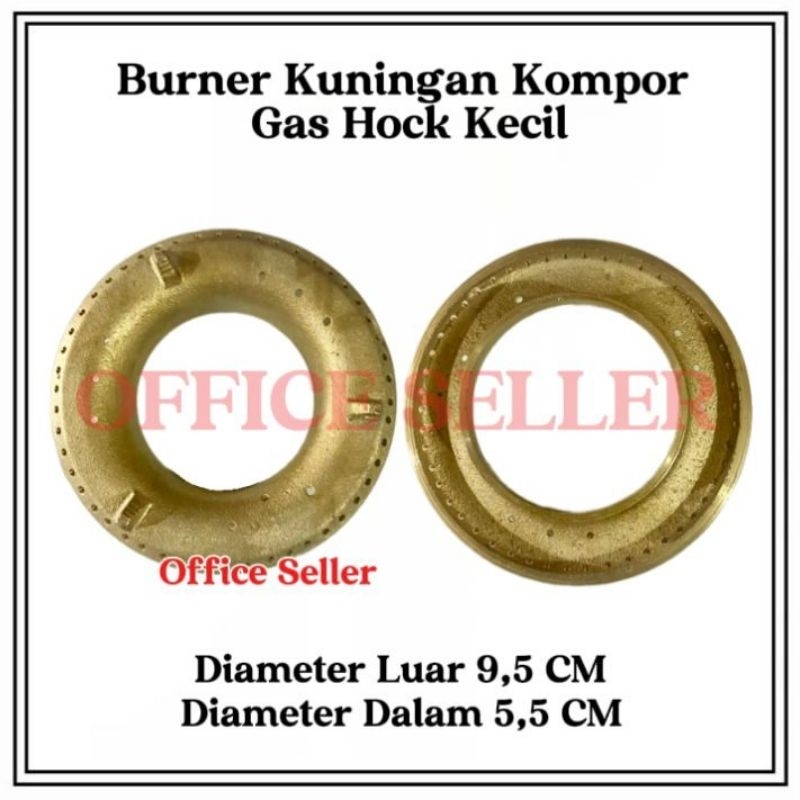 BURNER HOCK KUNINGAN KOMPOR GAS HOCK KECIL 9,5 CM