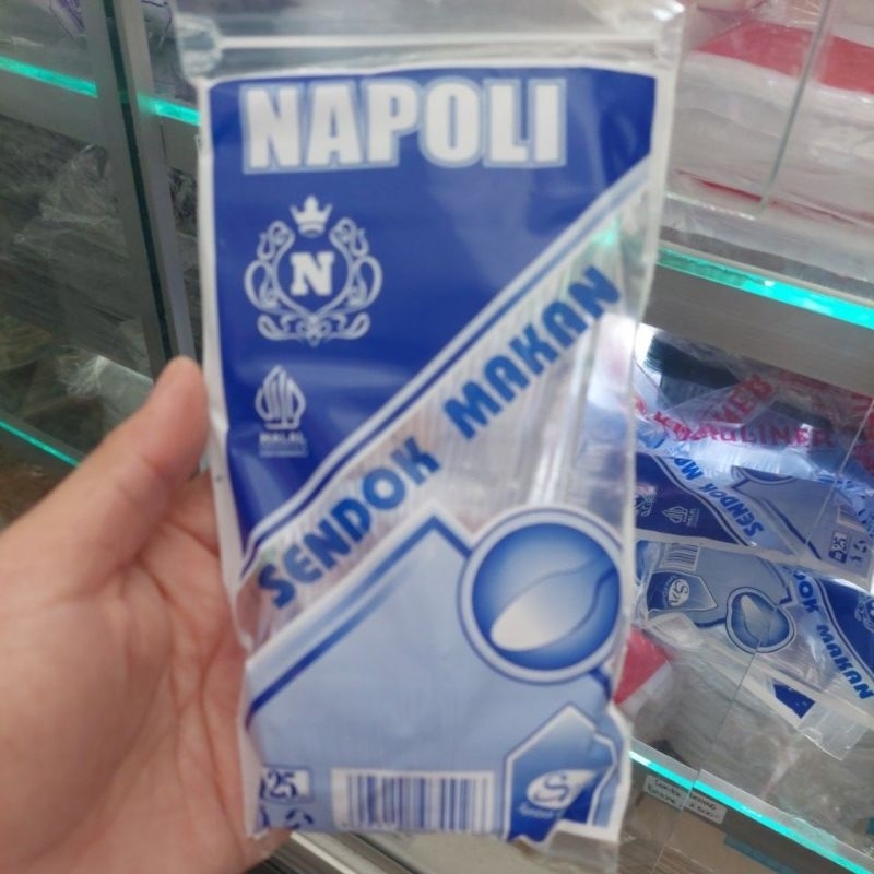 Sendok Plastik/Sendok Makan/Sendok panjang bening/sendok plastik panjang