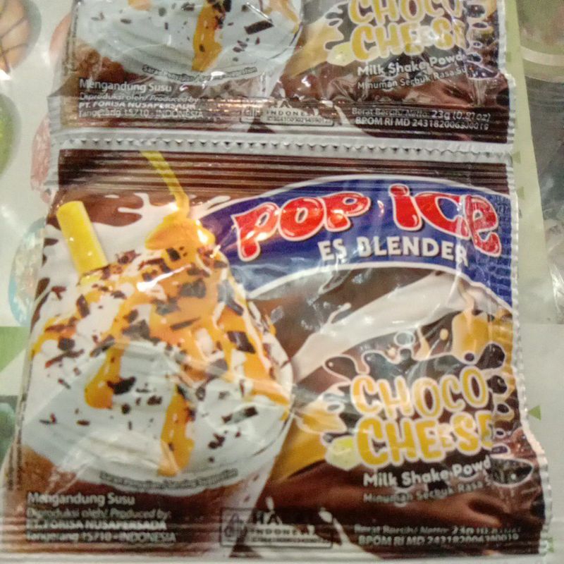 

Pop Ice Coklat Chesee