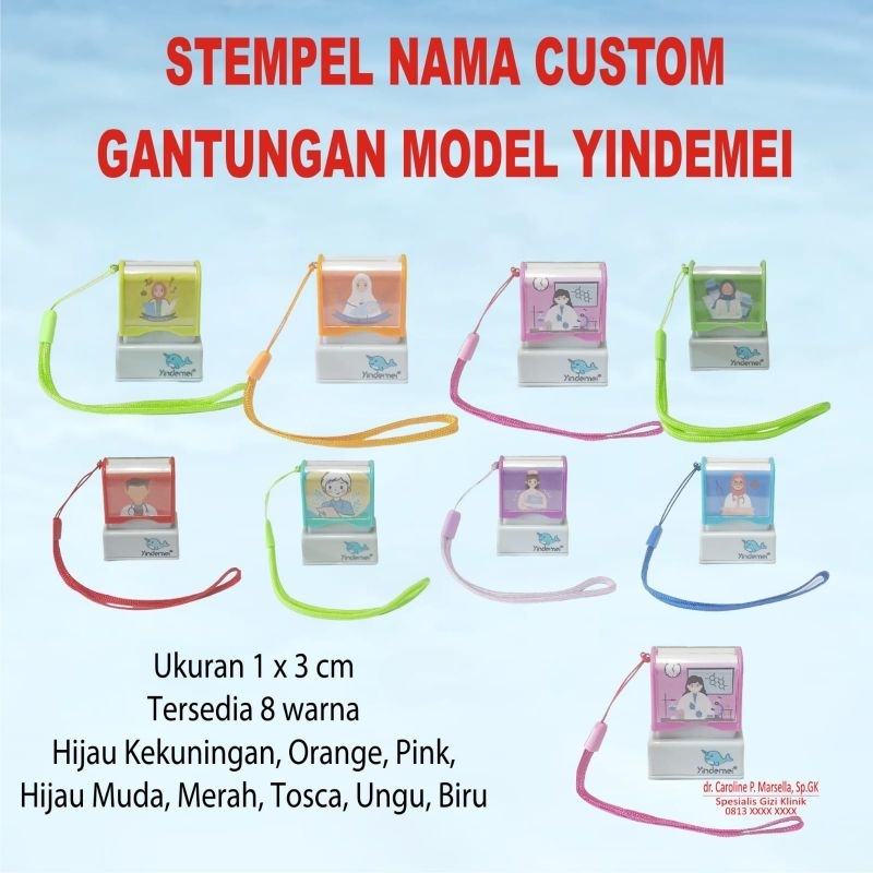 

Stempel Nama Custom Yindemai