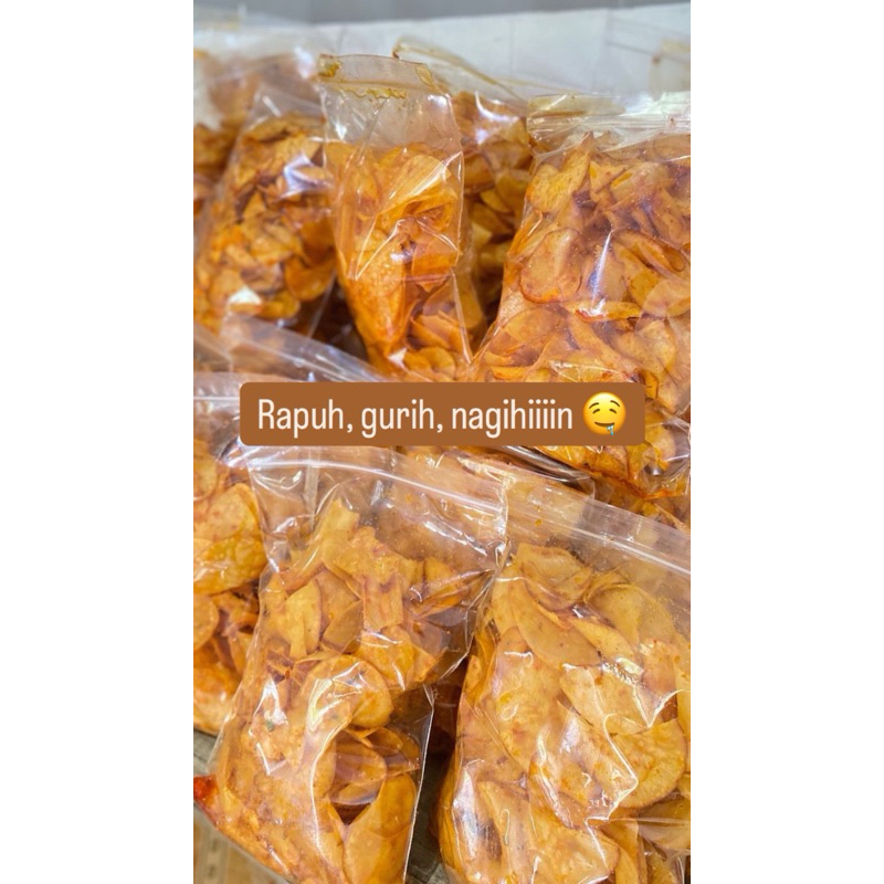 

keripik balado 1 pack ukuran 500gr