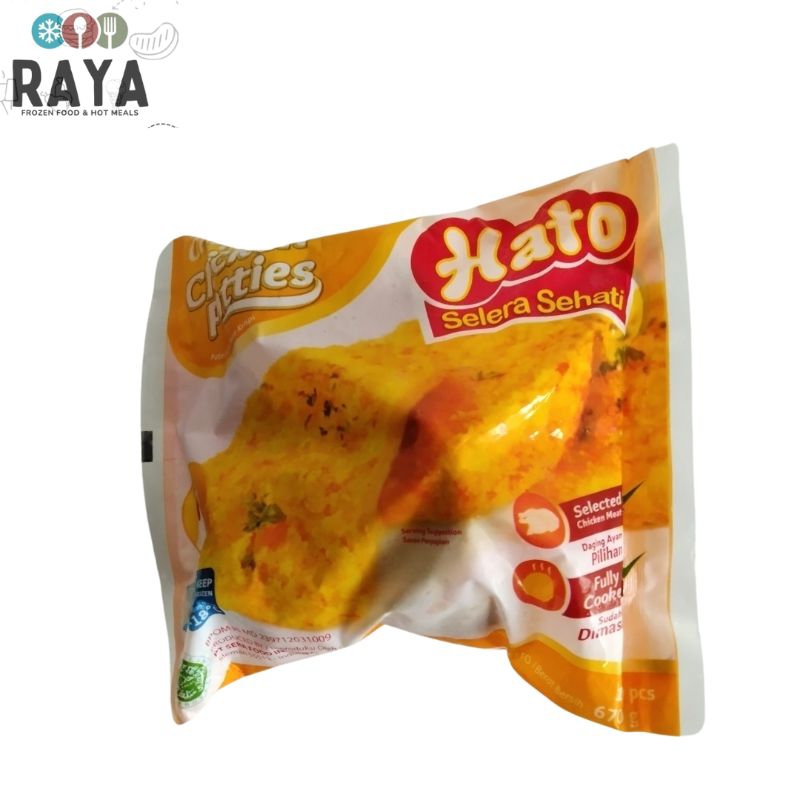 

Hato Crispy Chicken Patties isian burger ayam crispy