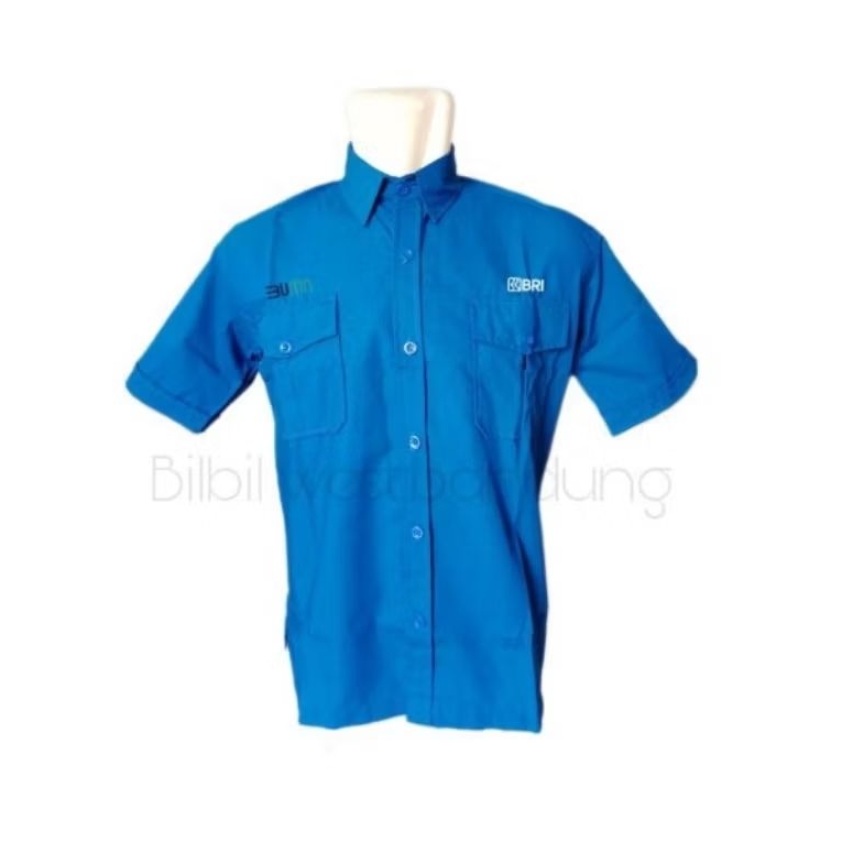 Kemeja Seragam  BRI BUMN Biru Pdh