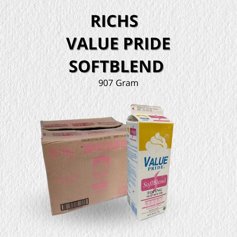 

Rich's Value Pride Softblend 907gr