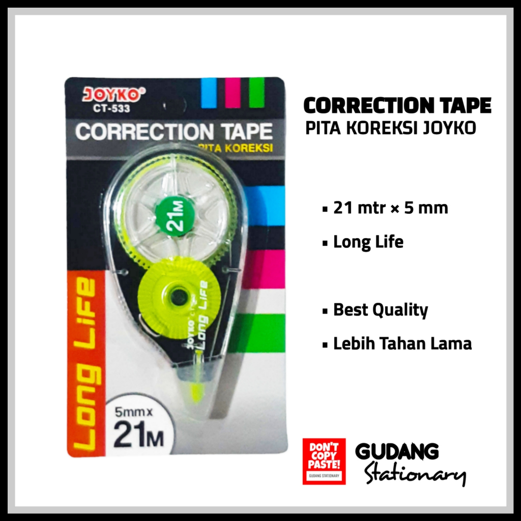 Correction Tape 21 M × 5 mm JOYKO