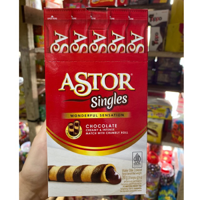 

ASTOR SINGLES WAFER CHOCOLATE BOX