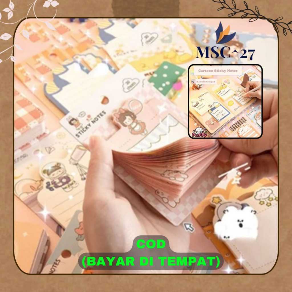 

Sticky Note Karakter Kertas Memo 40 Halaman Karakter Lucu