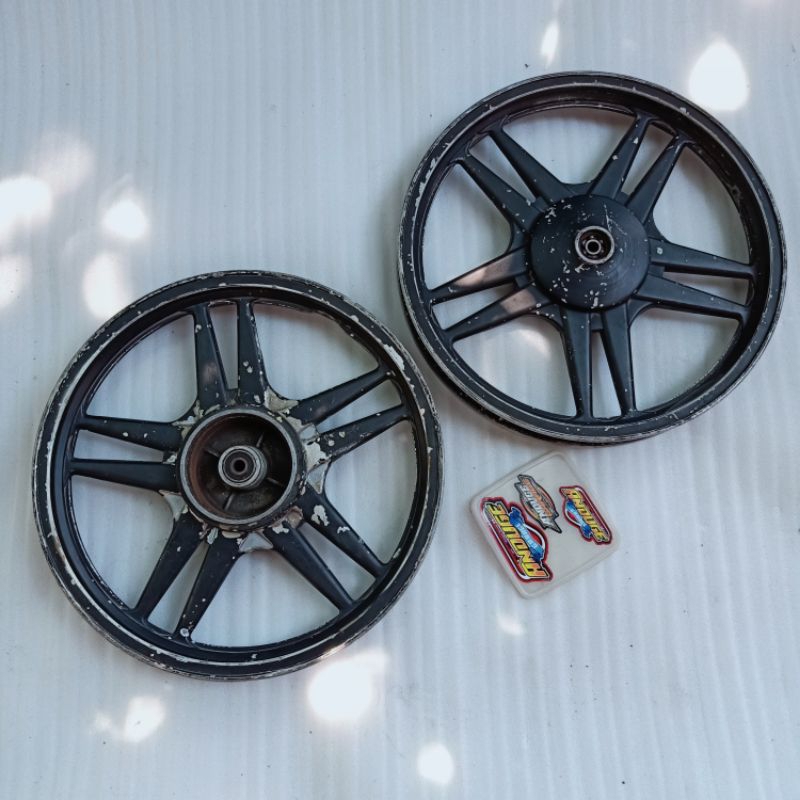 velg pelek pelk palang bintang cast wheel ring 17 subsitusi honda Kirana Astrea grand prima star c70