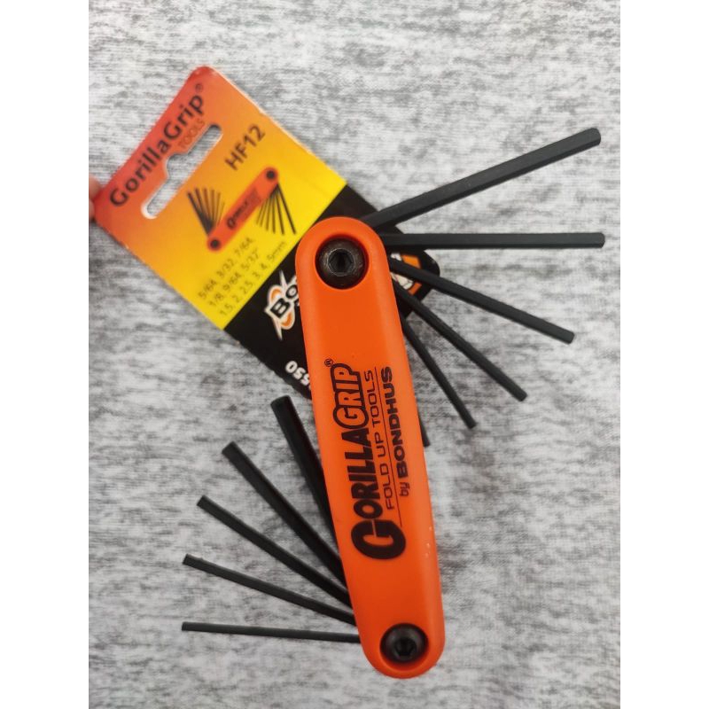 SAN bondhus kunci L lipat in & mm