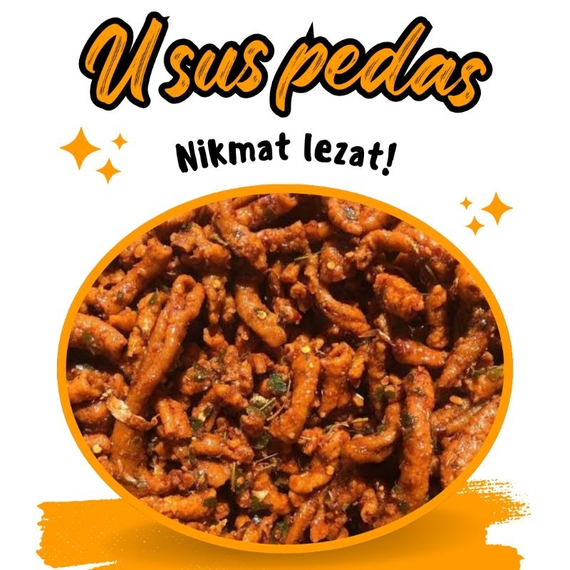 

keripik usus pedas