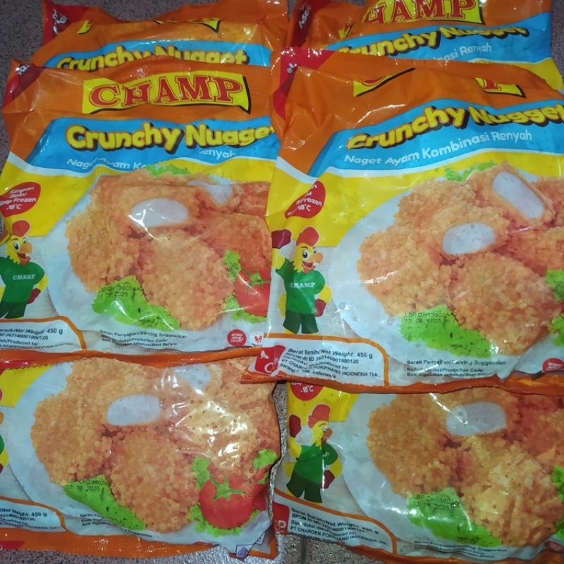 

Champ crunchy naget 490gr