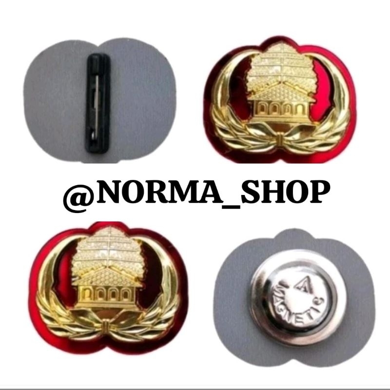 PIN KORPRI GOLD PREMIUM AKRILIK MIROR- BROS KORPRI GOLD PREMIUM AKRILIK MIROR