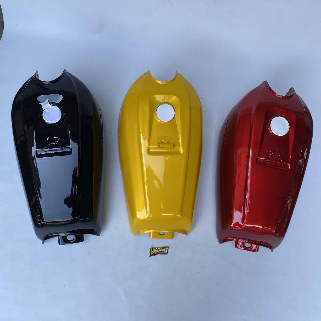 tank tangki tengki tenki tang teng minyak bensin warna hitam merah kuning honda gl 100 gl100 pre pre