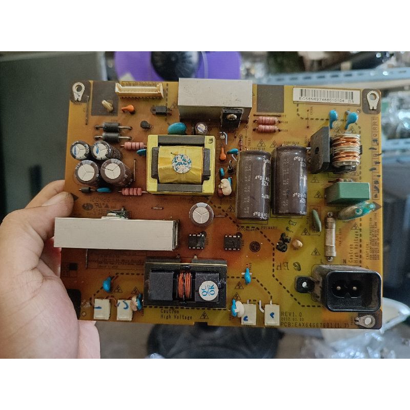 psu tv led 22cs410 regulator powersuplay TV LCD LG