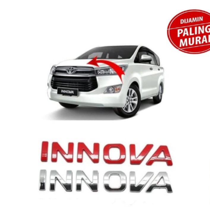 Emblem Huruf Innova Kap Mesin Mobil Emblem Logo
