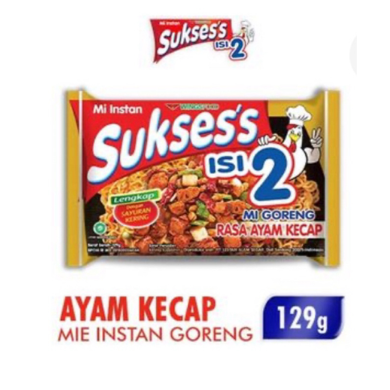 

Sukses’s Mie Goreng Isi 2 Ayam Kecap 129G