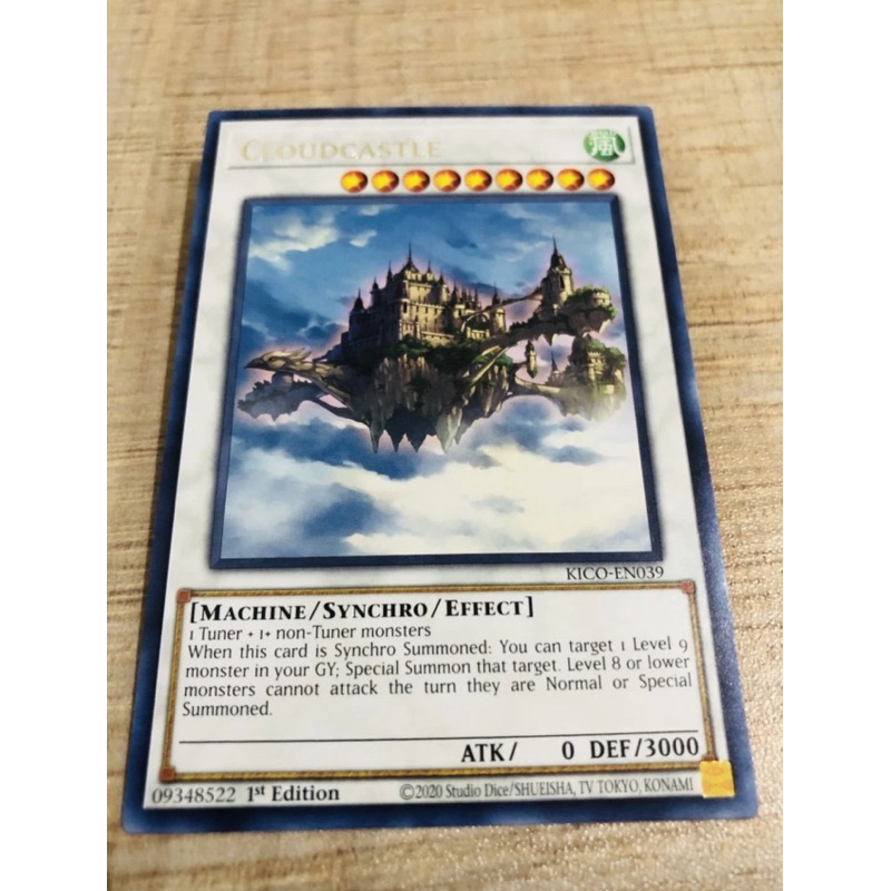 kartu yugioh original cloudcastle rare