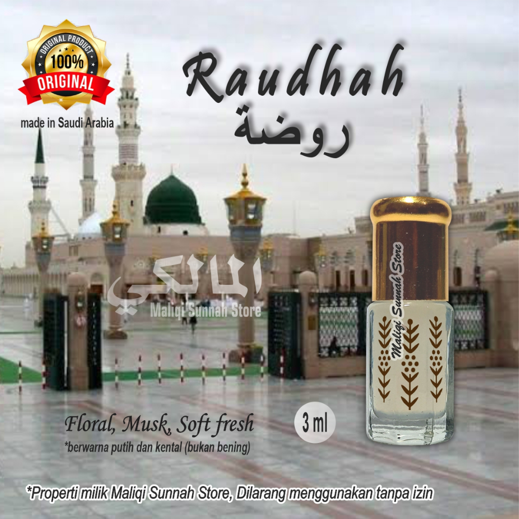 Parfum Arab Raudhah Original Saudi