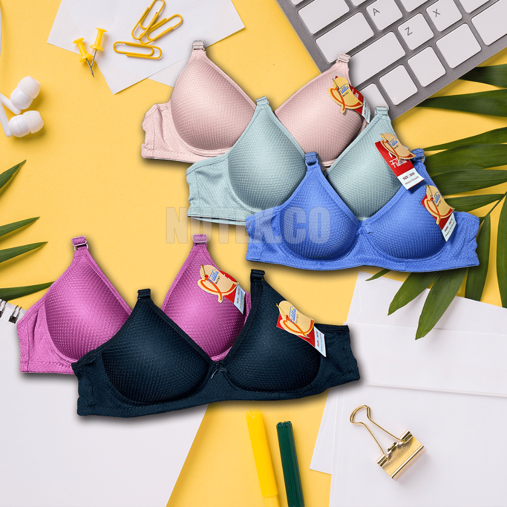 ISI 6 Pcs BRA WANITA BUSA FIDILLA BH WANITA MURAH BH BUSA TANPA KAWAT