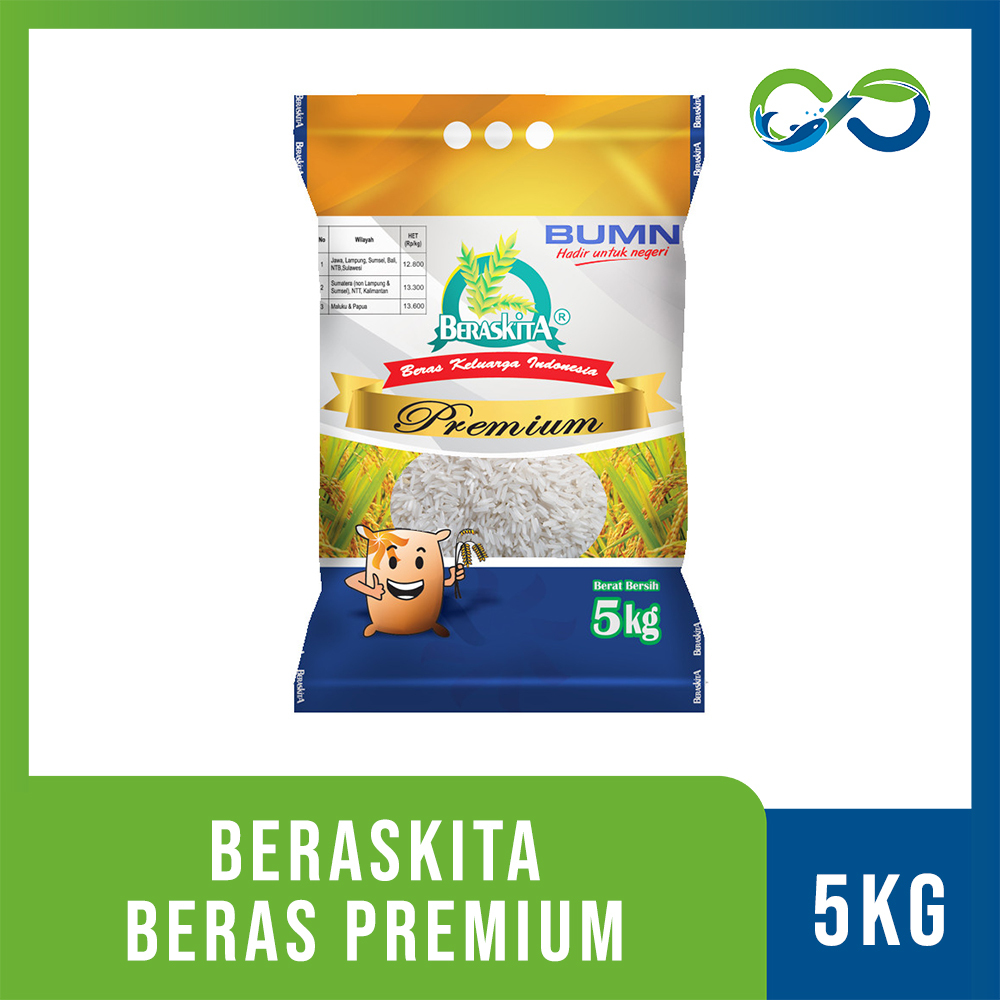 

[AquaEcoFarm] Beras BERASKITA Premium 5kg Bandung