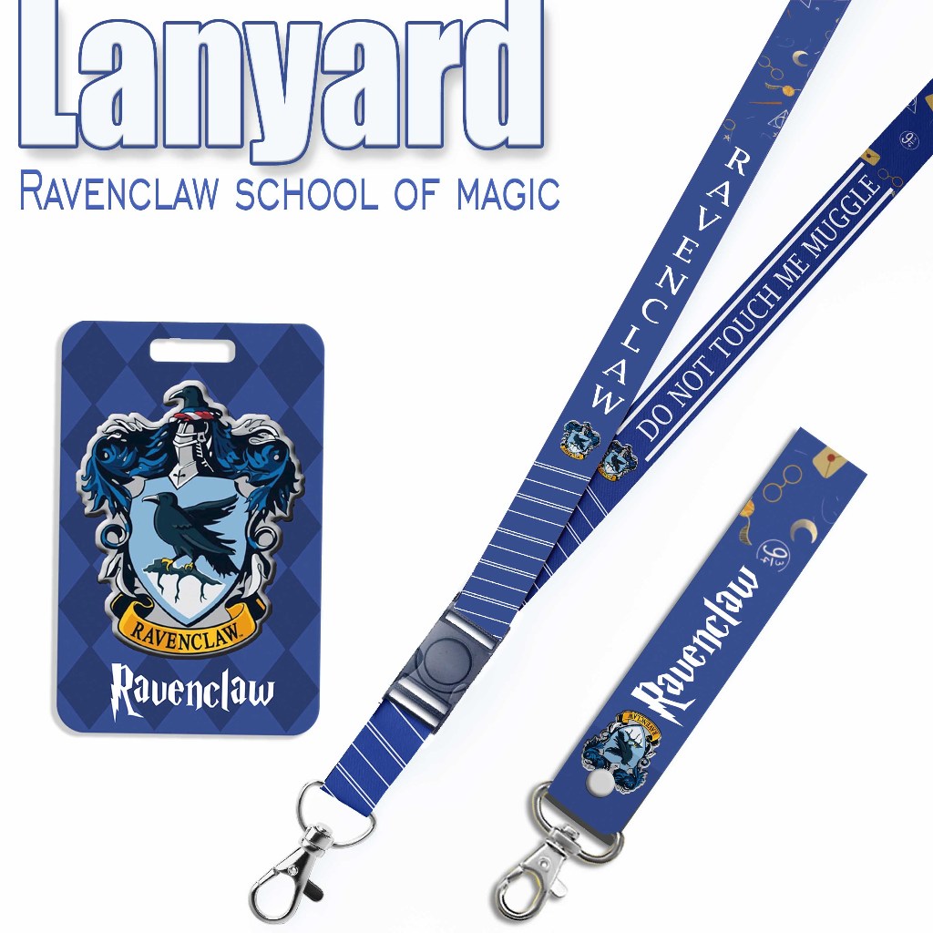 

STRAP LANYARD CARD HOLDER R4venclaw Harrypotter set Gantungan Kunci, Handphone, ID Card