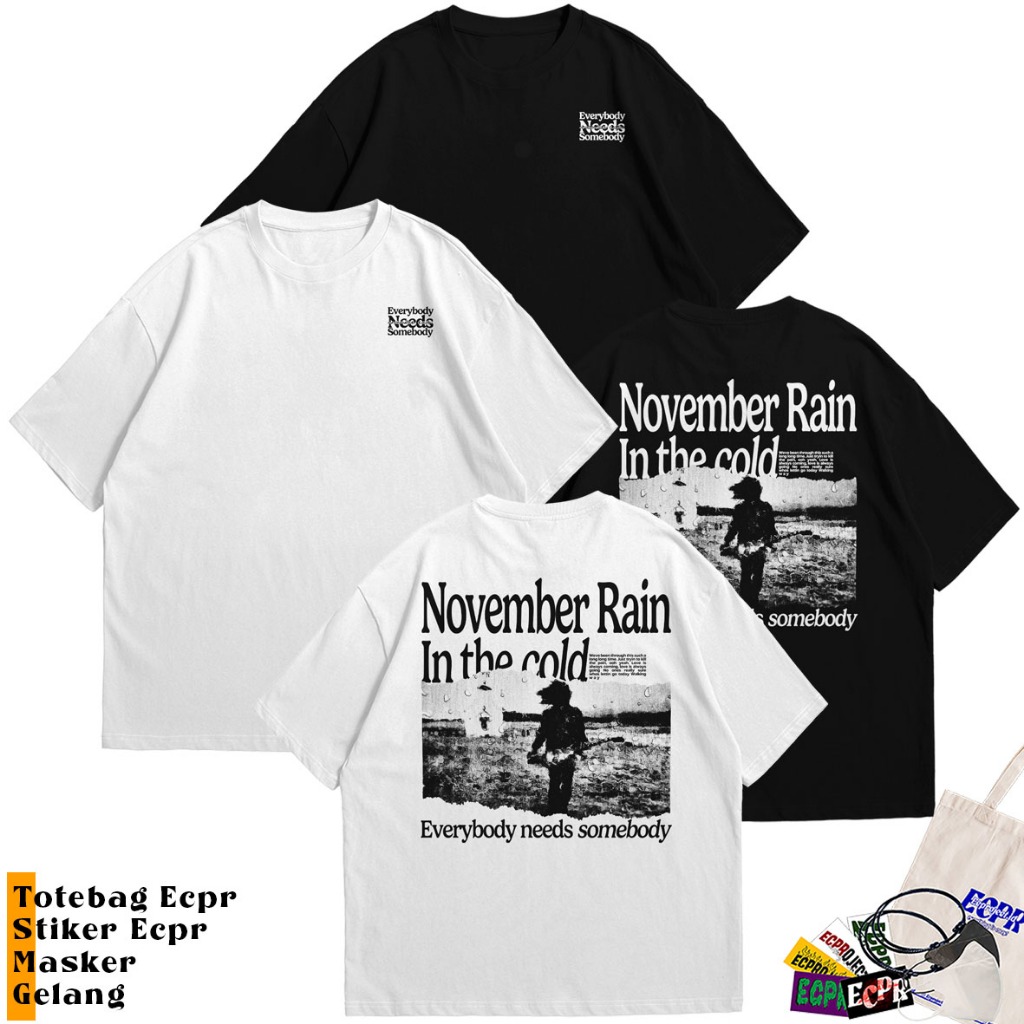 [AESTHETIC VERSION] KAOS NOVEMBER RAIN - OVERSIZE COTTON COMBED