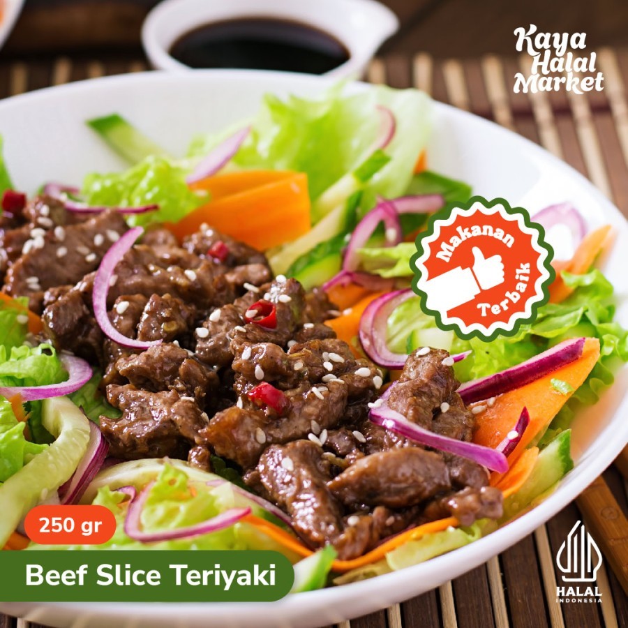 

Daging Teriyaki Slice Frozen 250 Gram Halal KangDaging