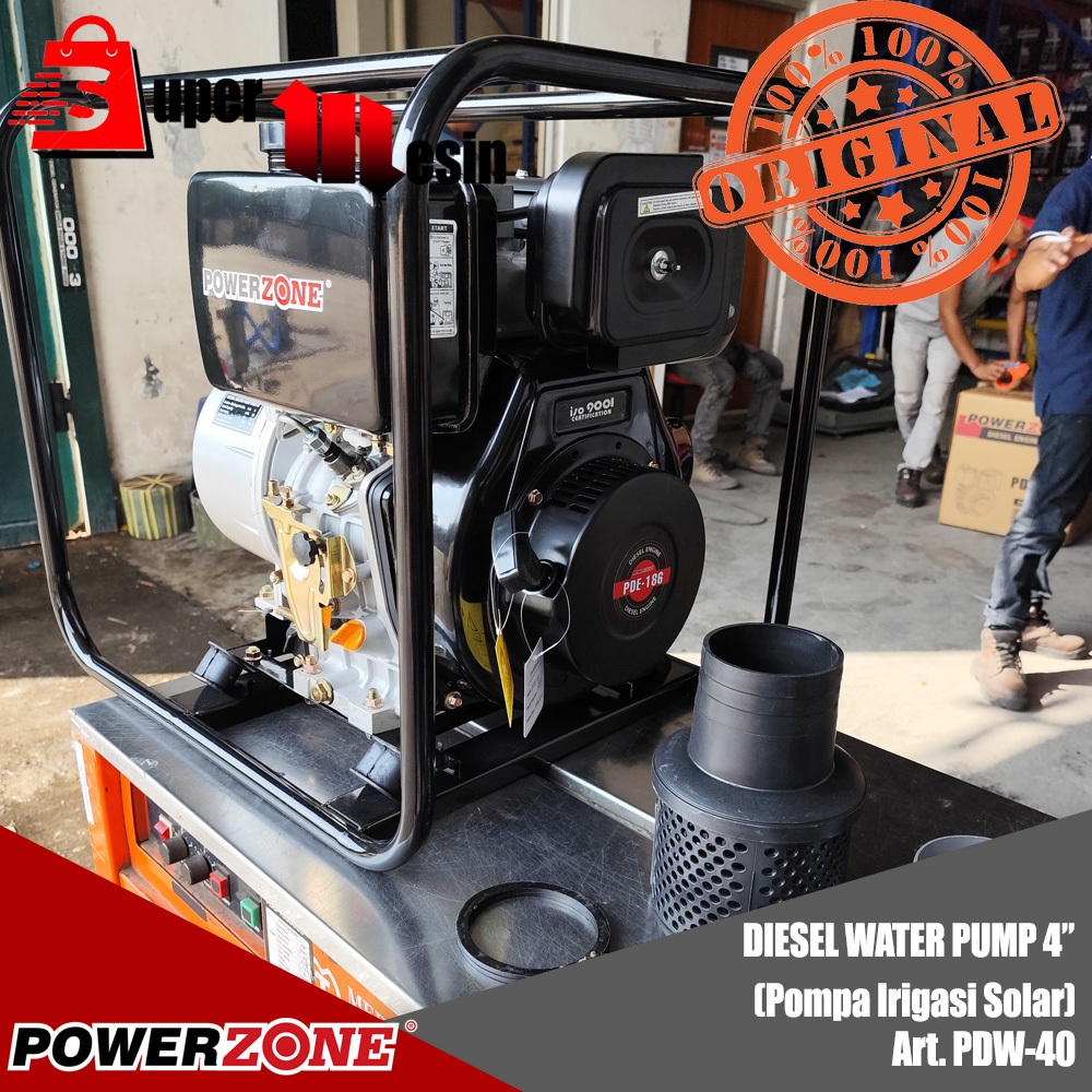 Pompa sirkulasi air sawah solar diesel Water pump 4 inch