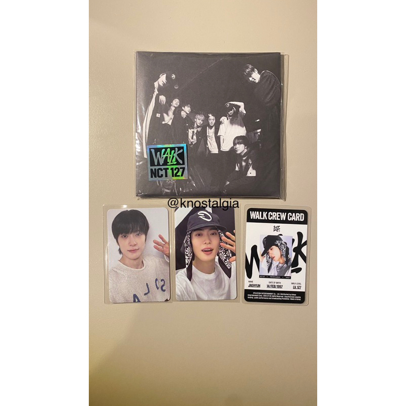 NCT 127 WALK Album Poster Ver. (UNSEALED) + POB KPopmerch Fansign (Jaehyun / Haechan / Johnny / Doyo