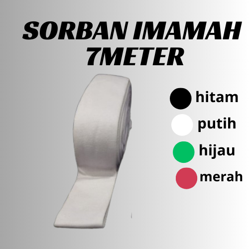 sorban imamah /sorban rida imamah 7m/sorban