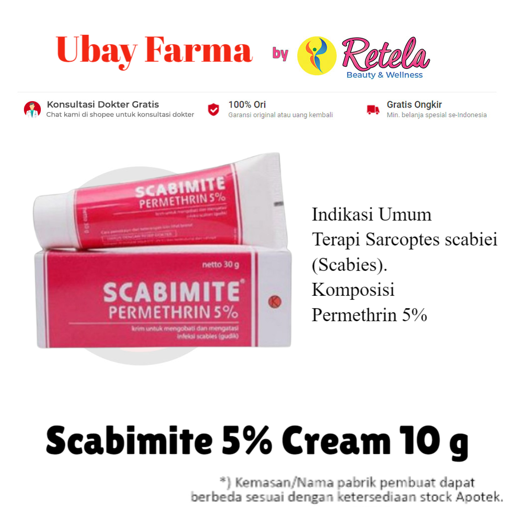 Scabimite 5% Cream 10 g / Scabies