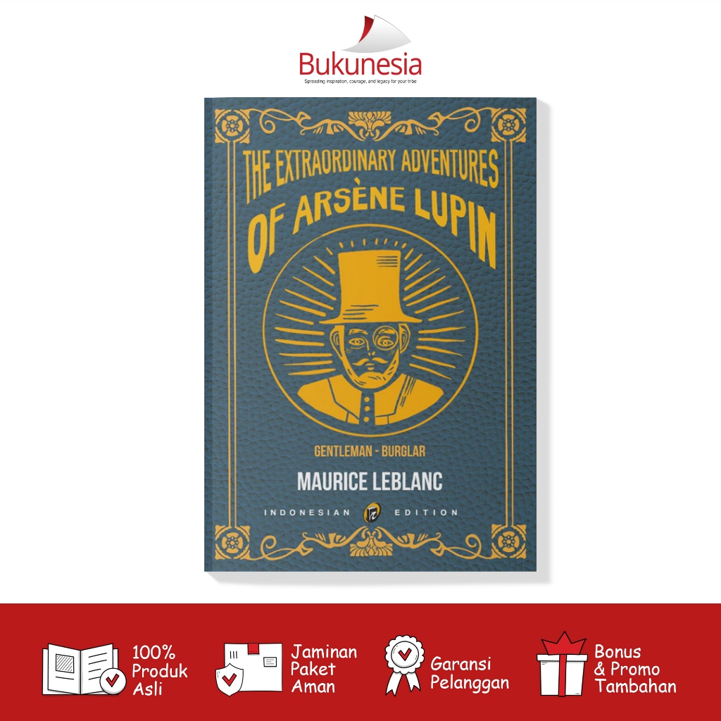 Buku Novel Detektif - The Extraordinary Adventure of Arsene Lupin (Shira Media)