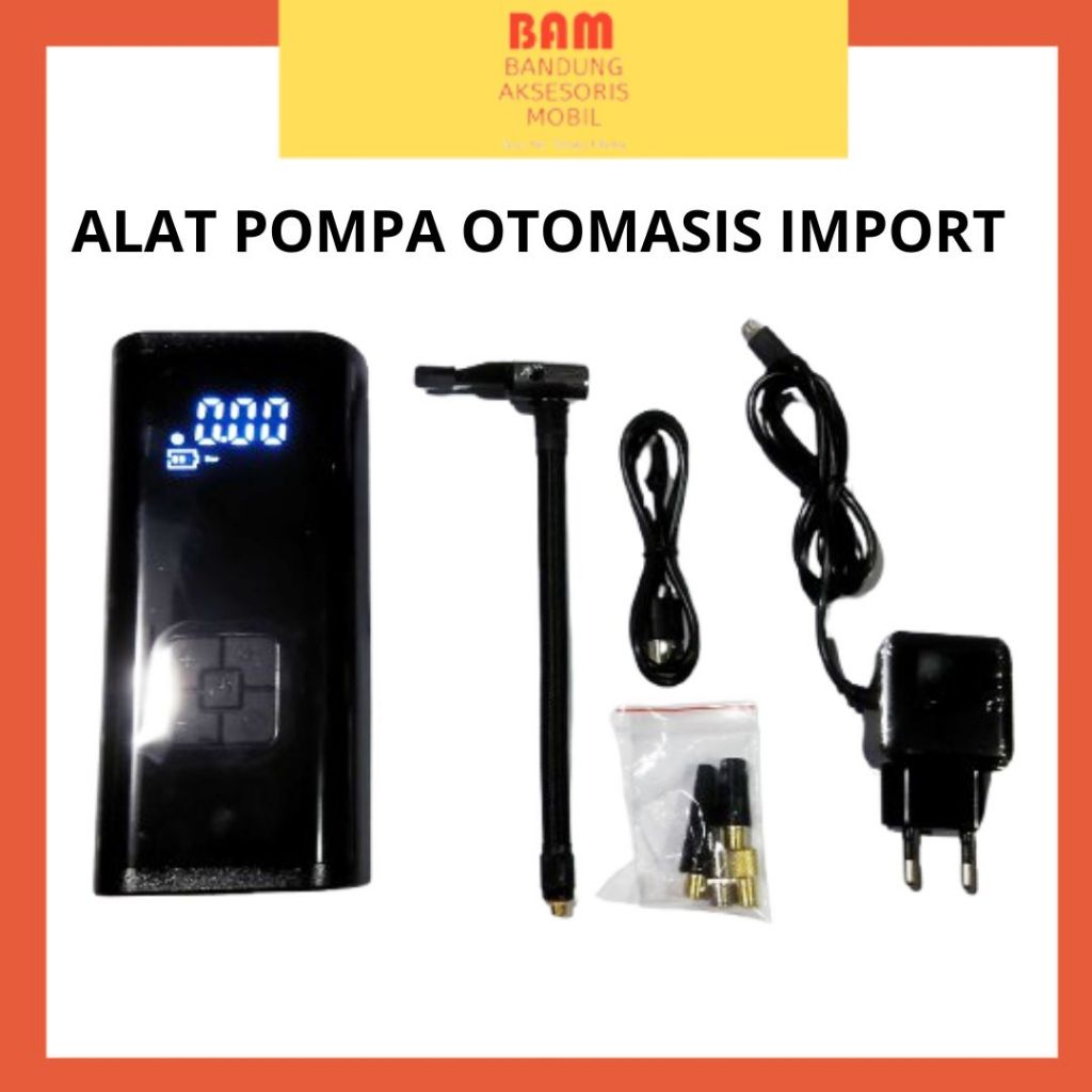 Pompa Ban Mobil Angin Otomatis Cas Universal